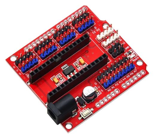 Arduino Nano sensorshield, red
