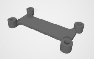 DS102 mount, 5mm (screws included)