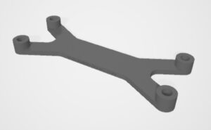 DS103 mount, 5mm (screws included)