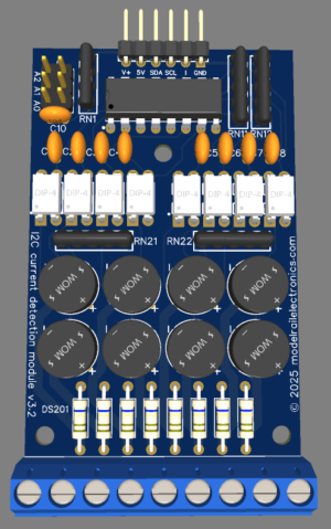 DS201, I2C current detection module, v3.4